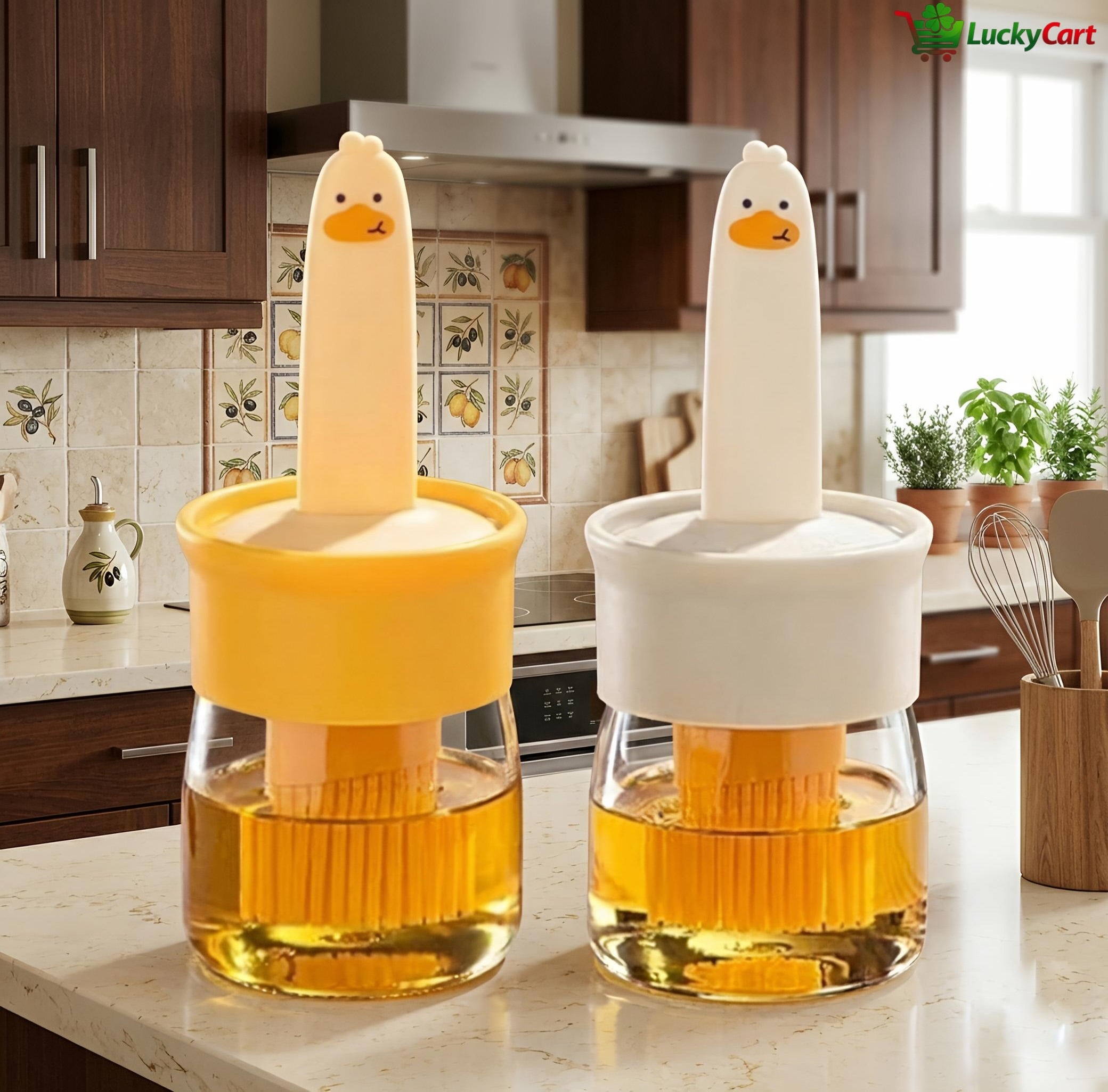 Oil Dispenser for Kitchen, 2 IN 1